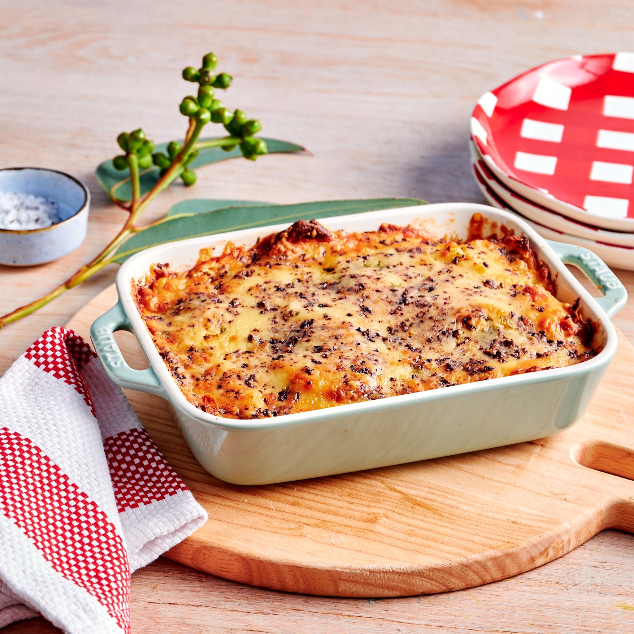 Foil Truffade (Potatoes Gratin with Truffles & Bacon)