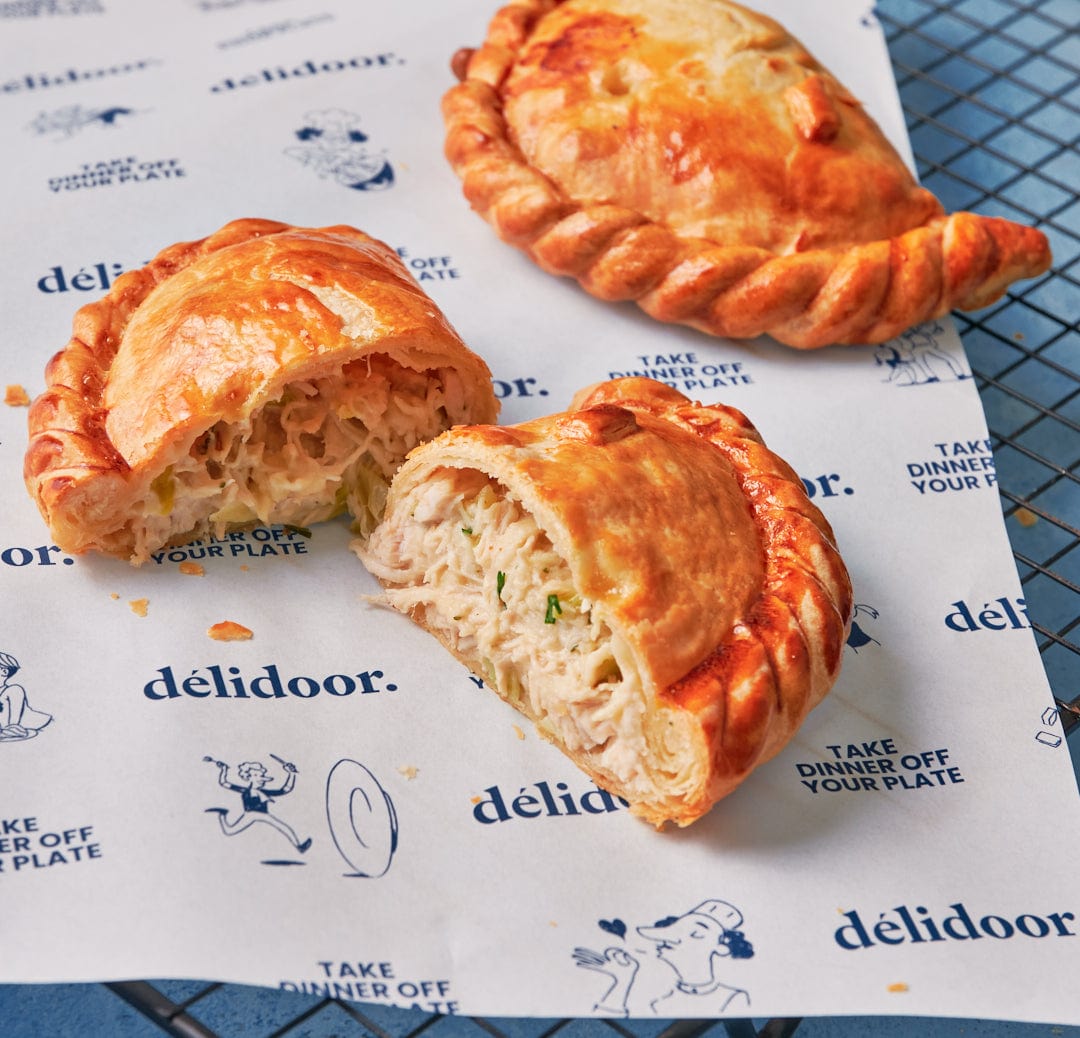 Quiche / Pie / breads Tarragon Chicken and Leek Pasty, by the Proper Pasty Company