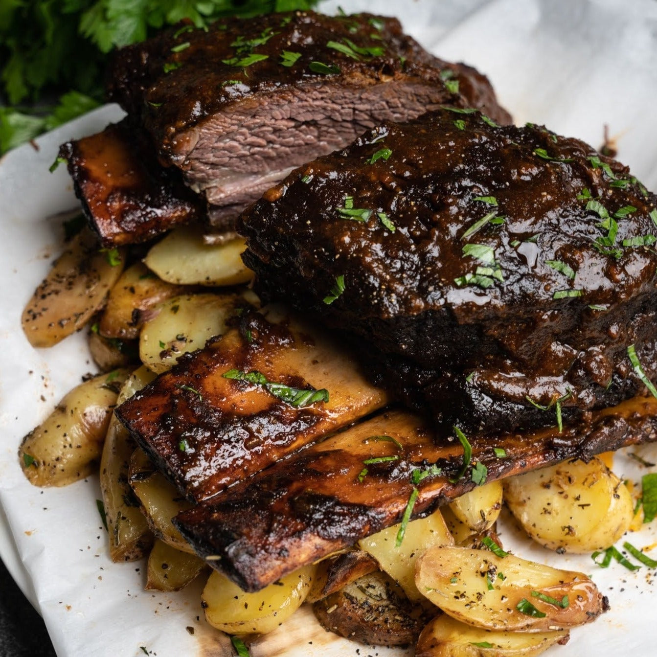 Ready to eat Meal Southern Style Beef Ribs