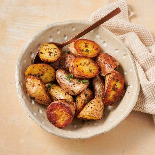 Side Roasted Garlic & Rosemary Kipfler Potatoes