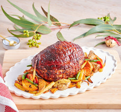 Special Gluten Free 1.2kg Stuffed Turkey Breast Cranberries & Chestnuts Stuffing, to be cooked, serves 4-6.