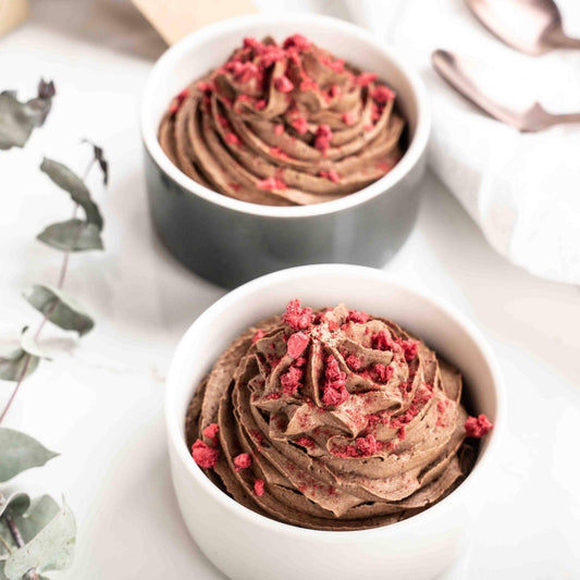 Dessert Belgium Chocolate and Raspberry Mousse