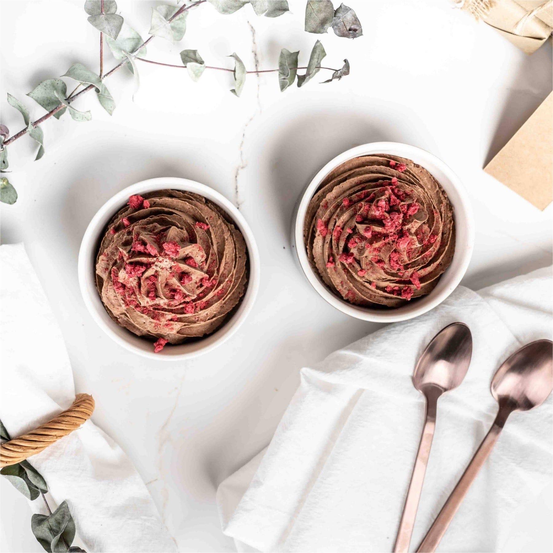 Dessert Belgium Chocolate and Raspberry Mousse