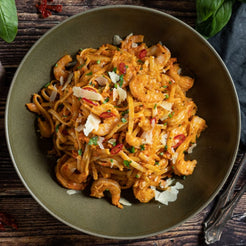 Ready to eat Meal Chilli Prawn Linguine