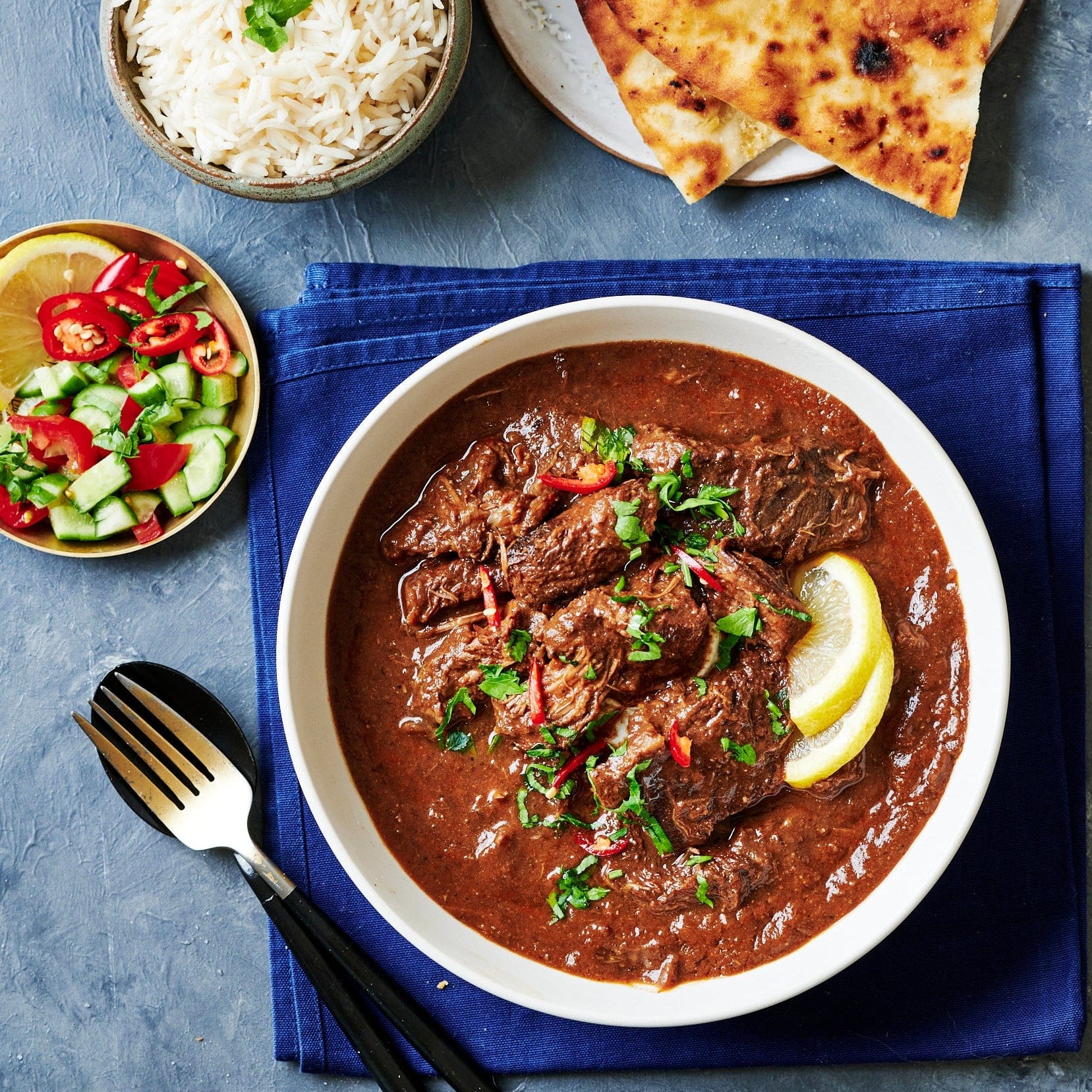 Curry, stews and wet dishes Beef Vindaloo