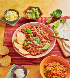 Curry, stews and wet dishes Carnita Pulled Pork with Mexican Beans