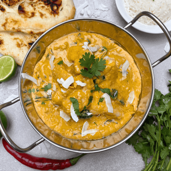 Curry, stews and wet dishes Fish Goa with Coconut Cream