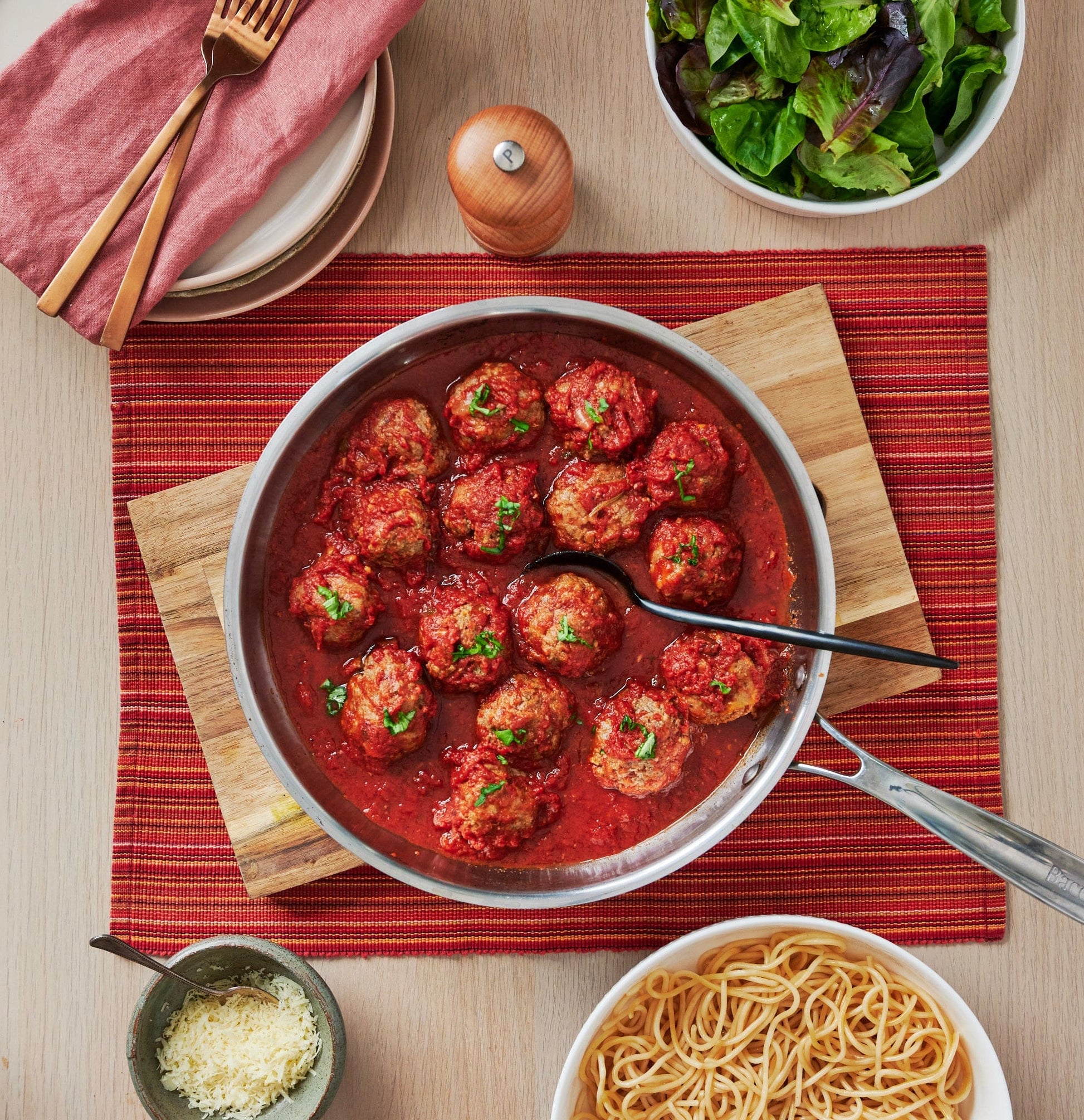 Curry, stews and wet dishes Italian Meatballs, Family Size