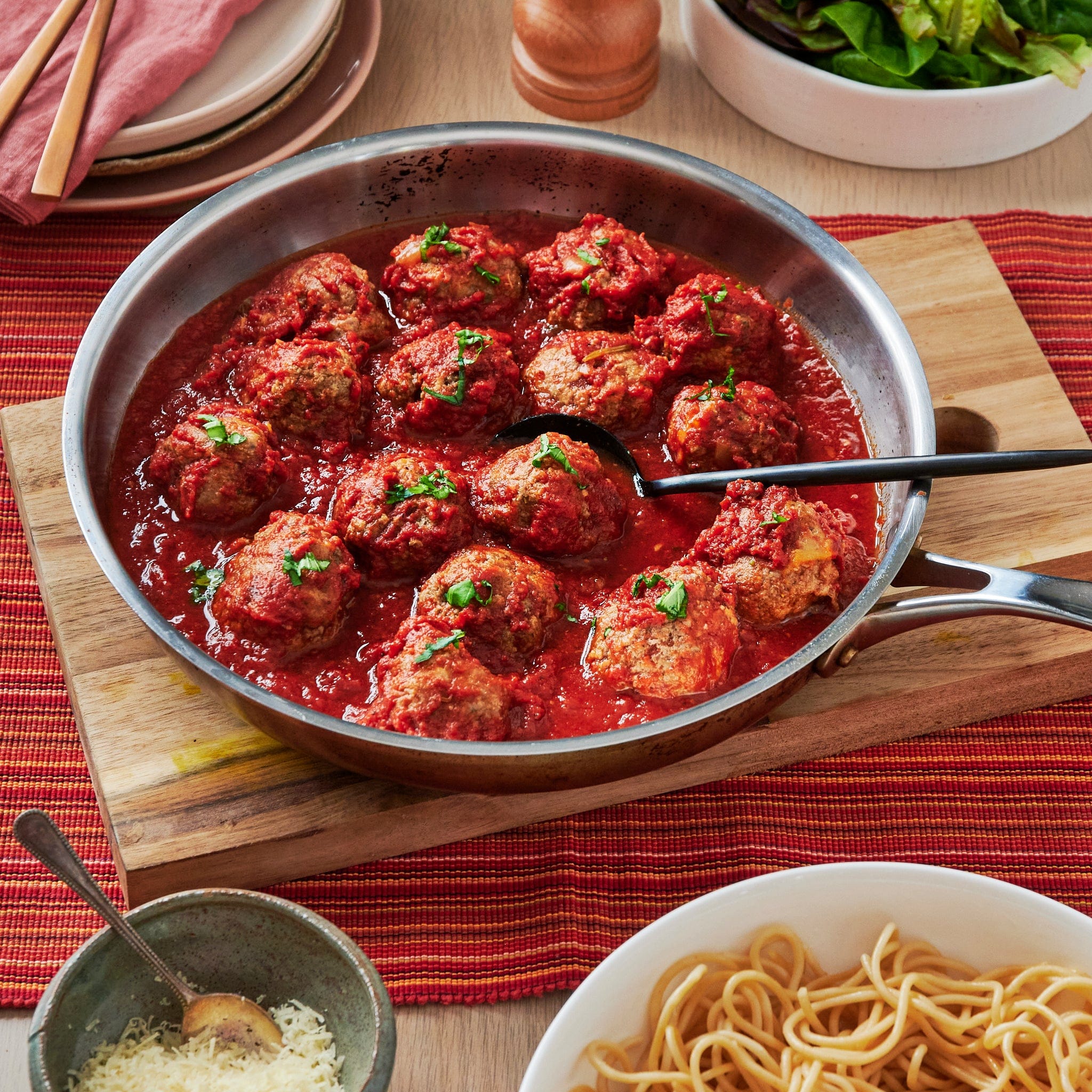 Curry, stews and wet dishes Italian Meatballs, Family Size
