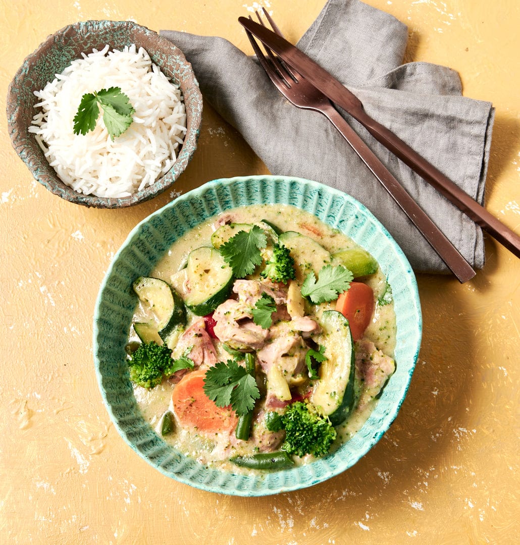 Curry, stews and wet dishes Thai Green Chicken Curry