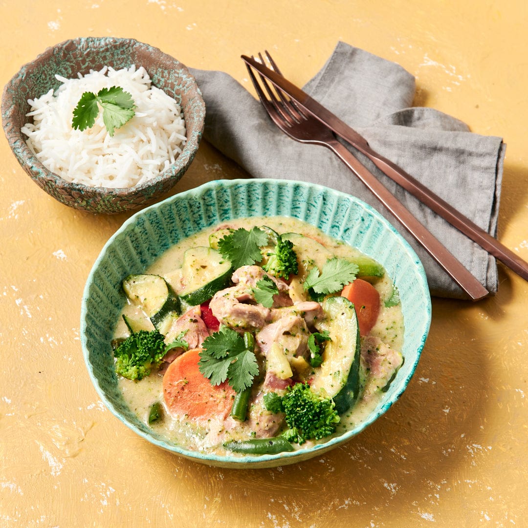 Curry, stews and wet dishes Thai Green Chicken Curry