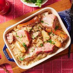 Curry, stews and wet dishes Traditional Choucroute Garnie (Braised Sauerkraut)