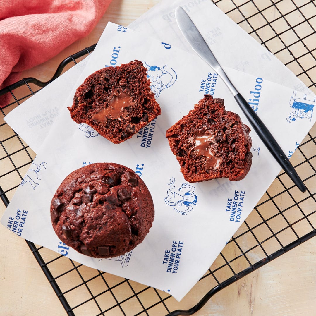 Dessert Chocolate and Hazelnut Filling Muffin *2