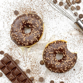 Chocolate and Hazelnuts Doughnuts * 2