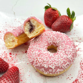 Strawberries sprinkle Doughnuts * 2