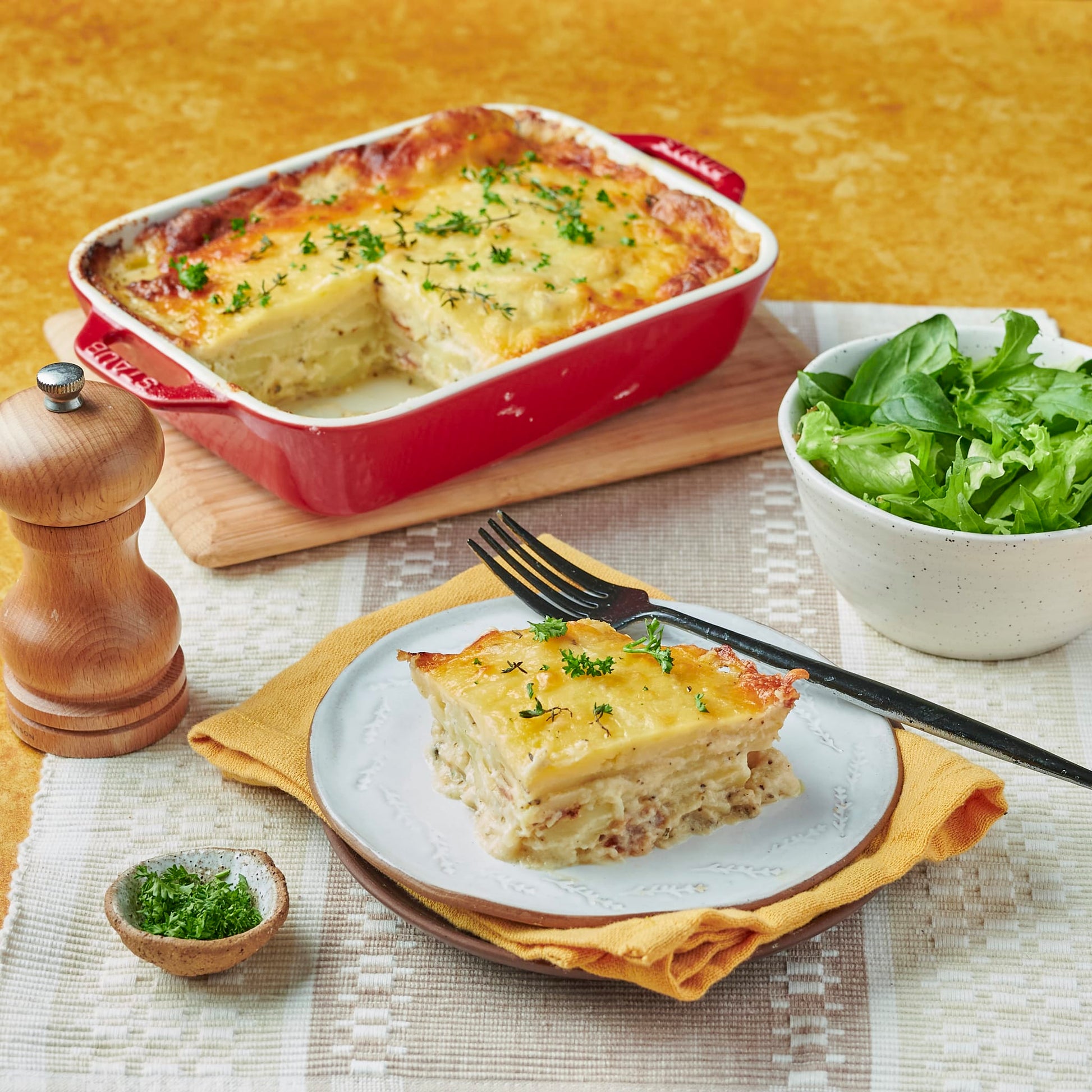 Foil Gratin Dauphinois (French style potato gratin)