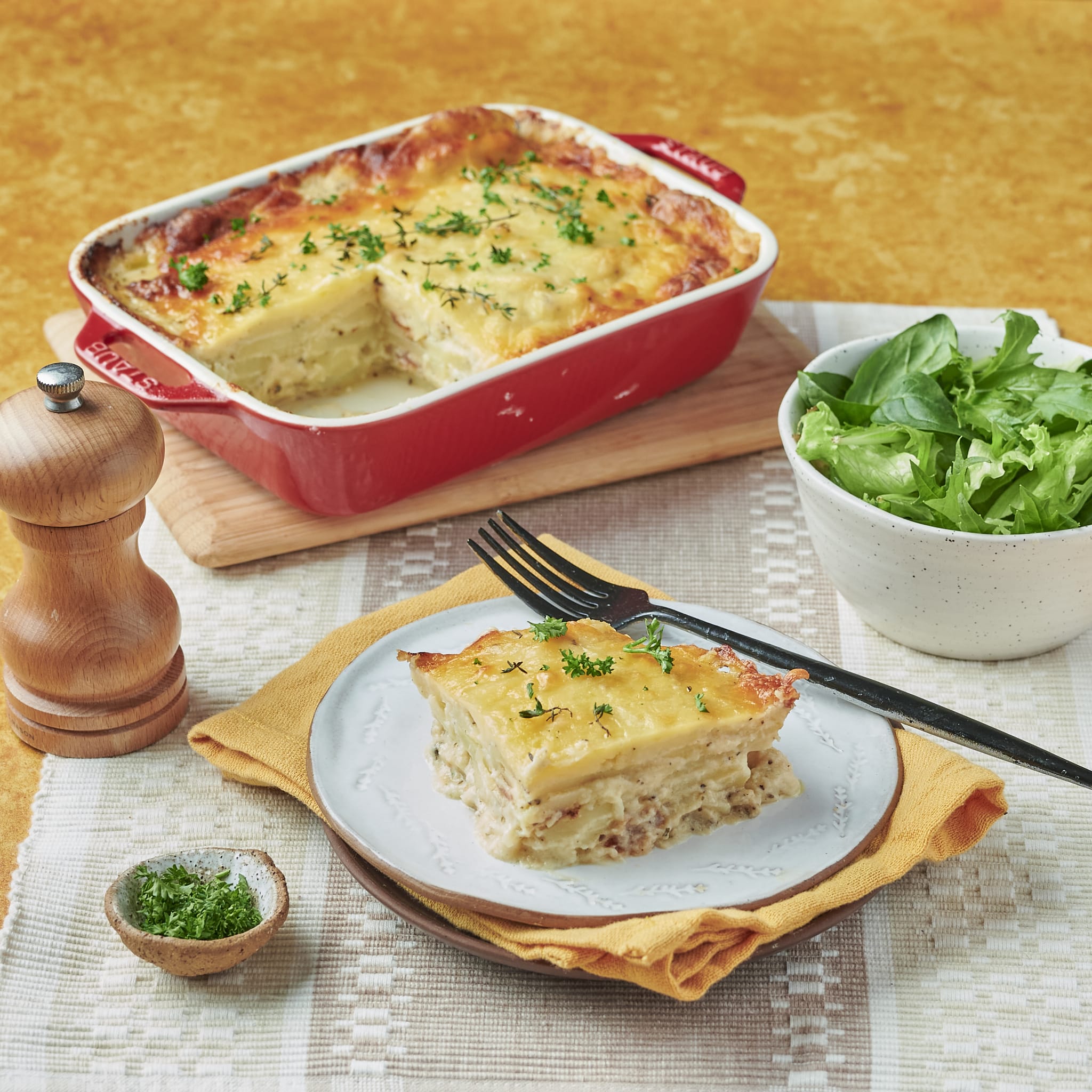 Foil Gratin Dauphinois (French style potato gratin)