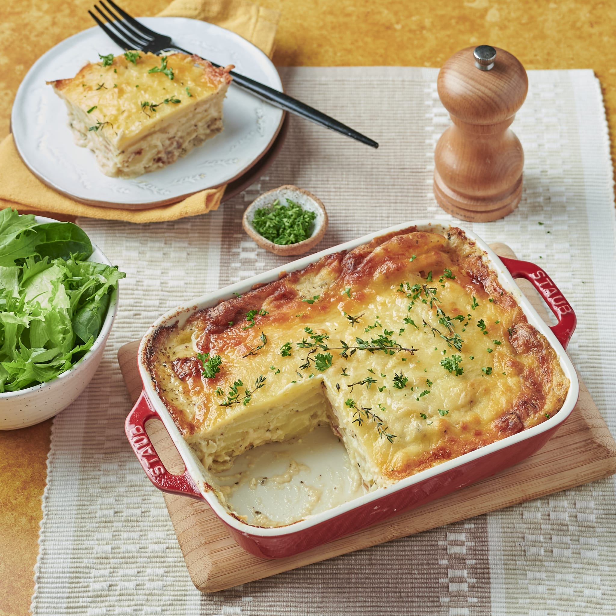Foil Gratin Dauphinois (French style potato gratin)