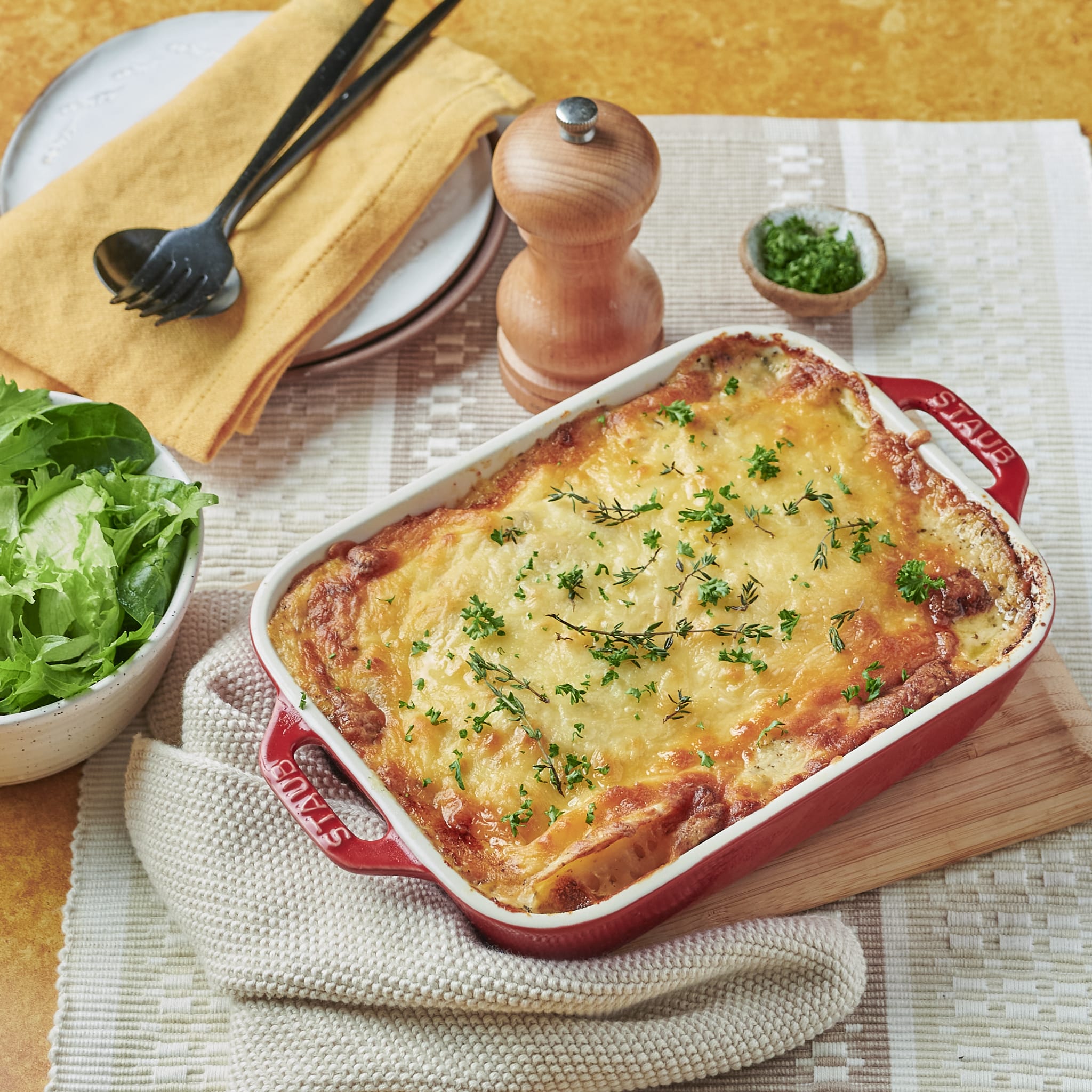 Foil Gratin Dauphinois (French style potato gratin)