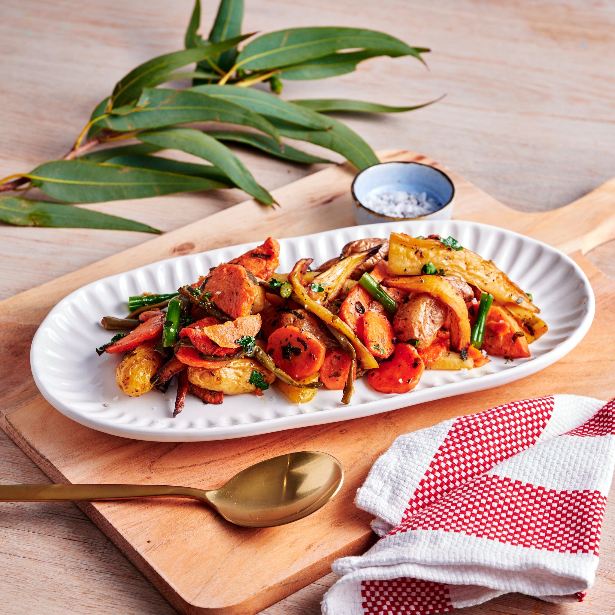 Foil Honey Roasted Vegetables