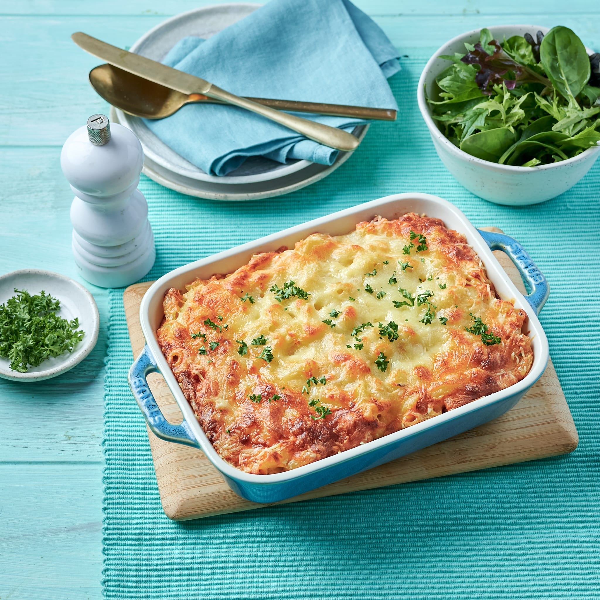Foil Mac and Cheese with Bacon
