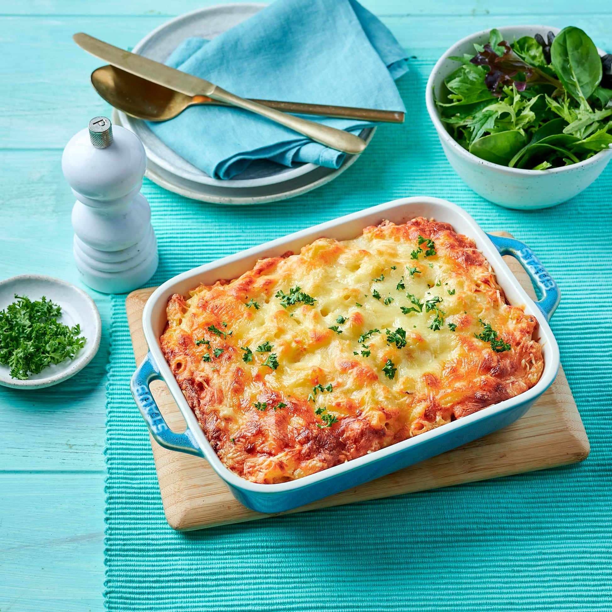 Foil Mac and Cheese with Bacon