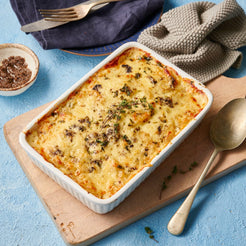 Foil Truffade (Potatoes Gratin with Truffles & Bacon)