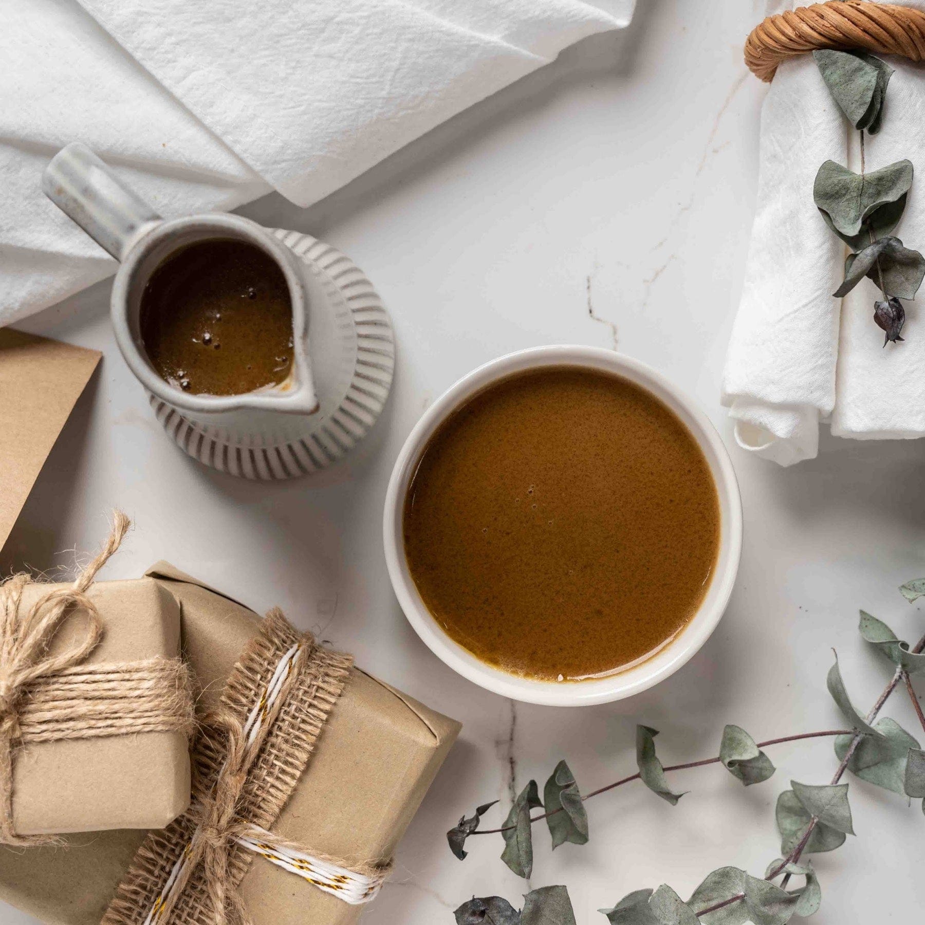 Homemade Brandy Sauce, 400 ml, serves 8-10.