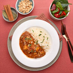 Meals for one Beef Massaman Curry with Rice