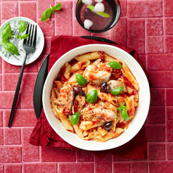 Meals for one Chicken Cacciatore and Penne Pasta