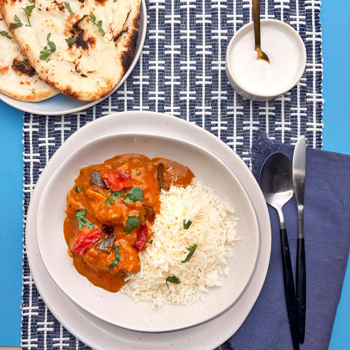 Meals for one Chicken Tikka Masala with Rice