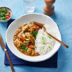 Meals for one Goan Chicken Vindaloo with Basmati Rice