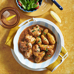 Meals for one Greek Lemon Garlic Chicken with Kipfler Potatoes