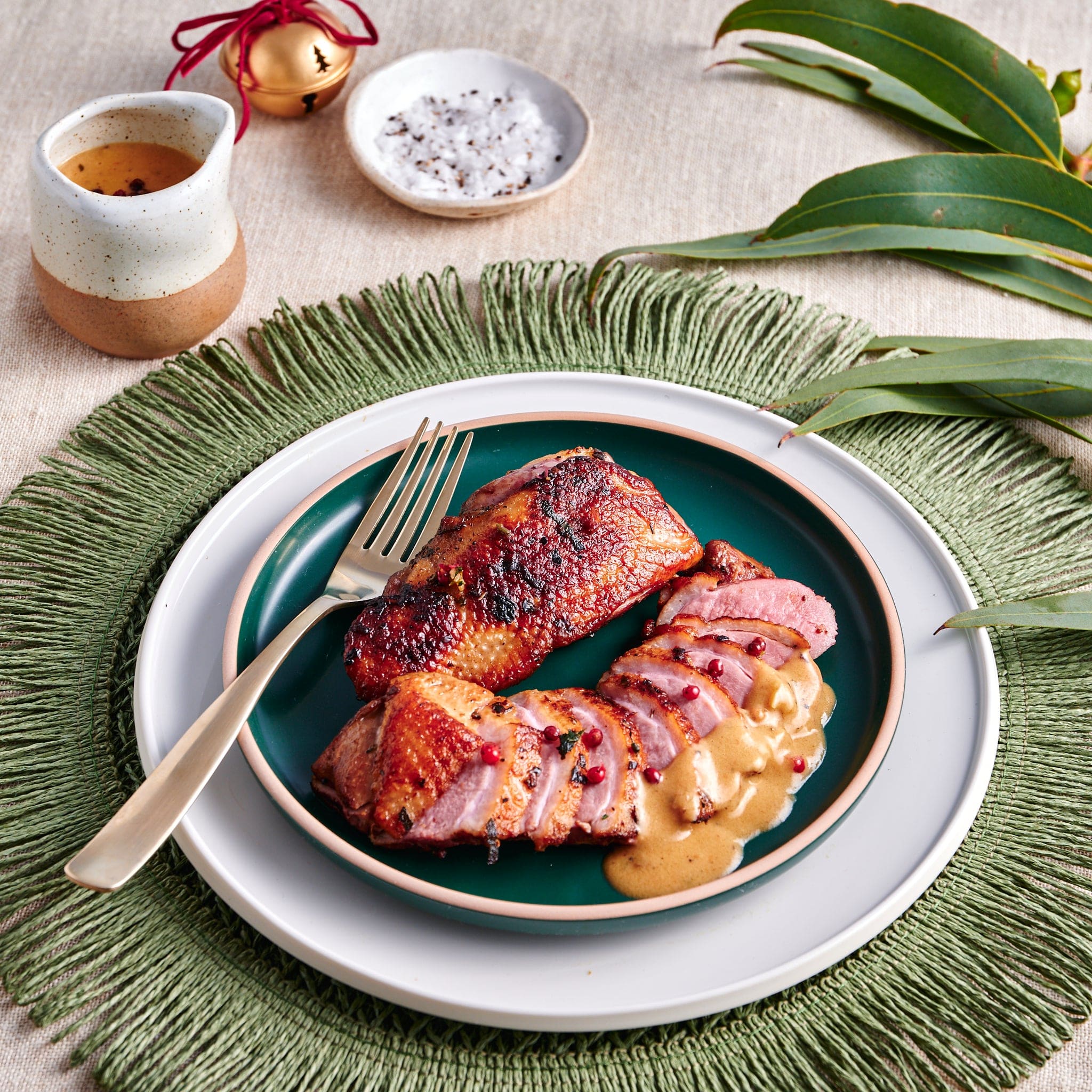 Other Duck Magret with Creamy Pink Pepper Sauce