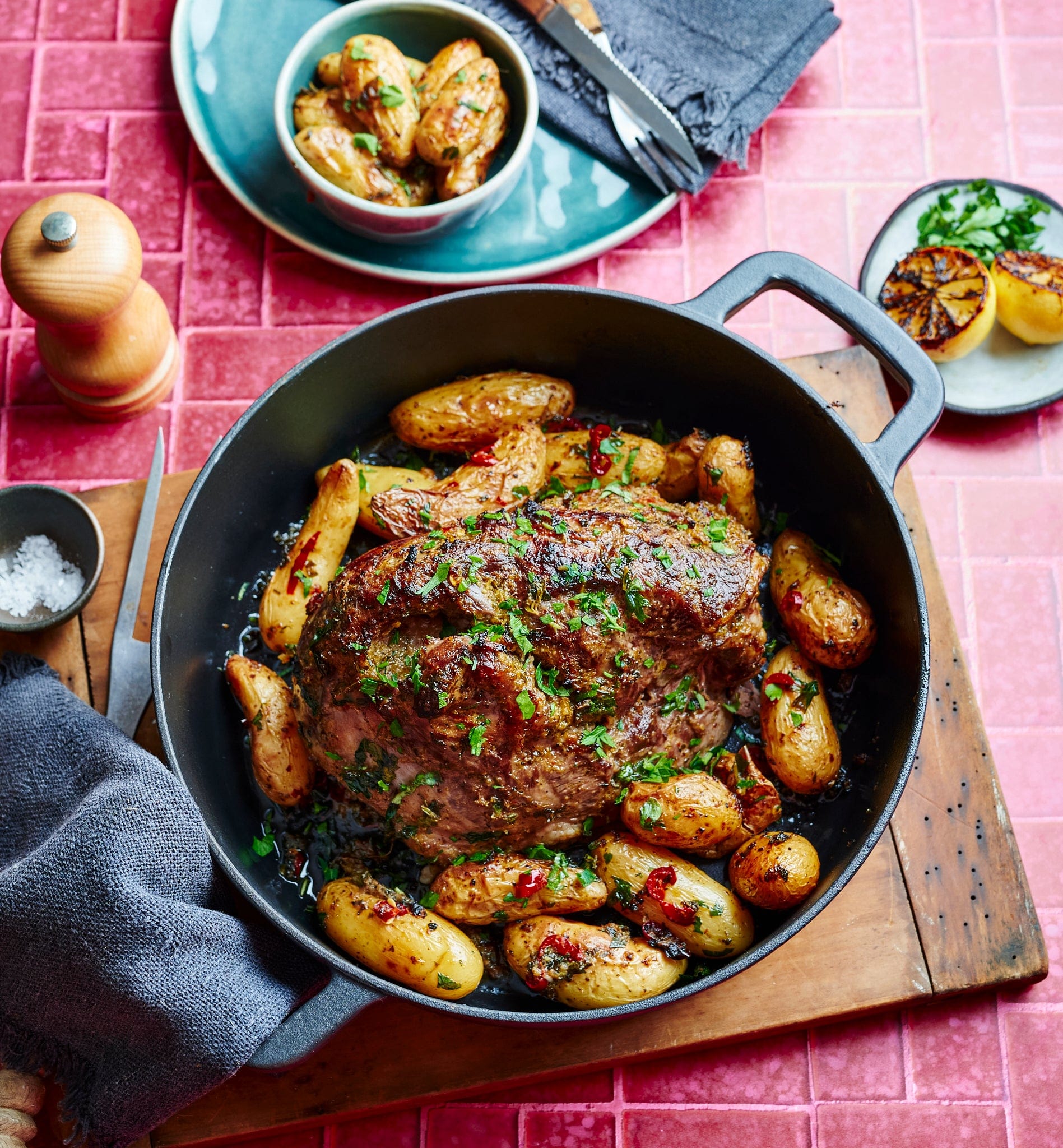 Other Greek Style Slow Cooked Lamb Roast Leg, 1.5 kg