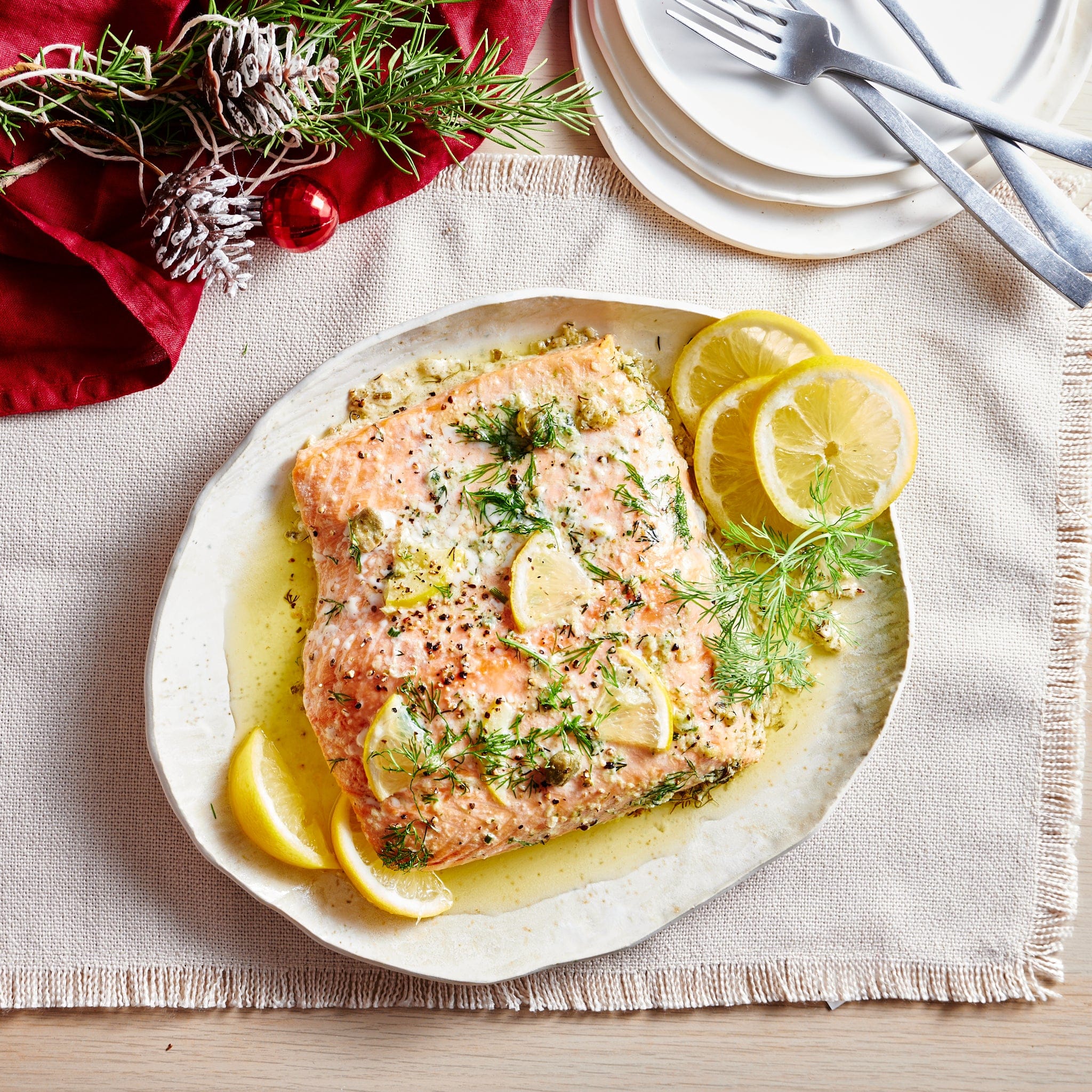 Other Lemon and Capers Marinated Salmon, Serves 6-8