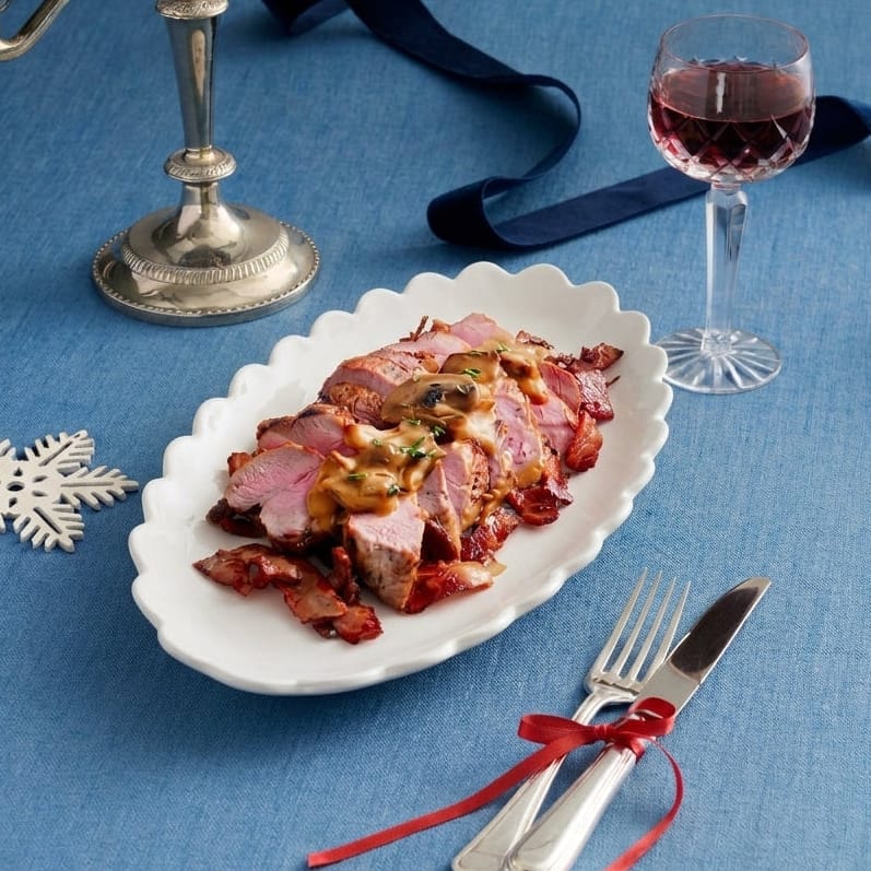 Pork tenderloin with porcini sauce for 4 – Délidoor Christmas