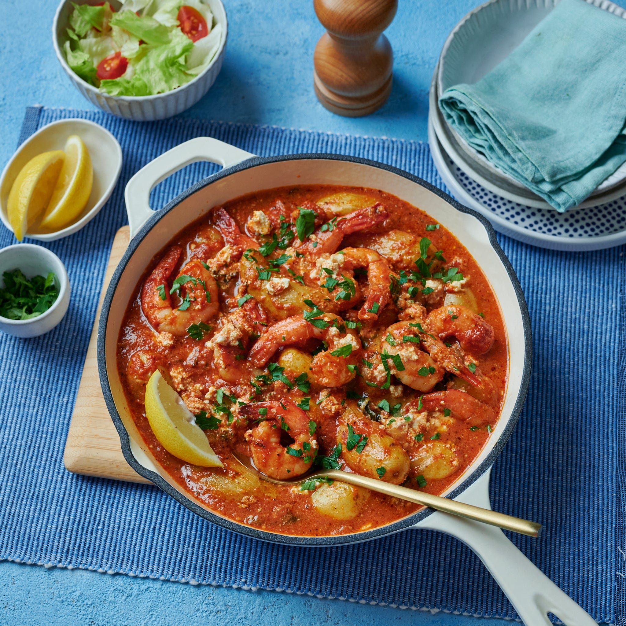 Other Prawns Saganaki - Greek Prawns with Tomato and Feta