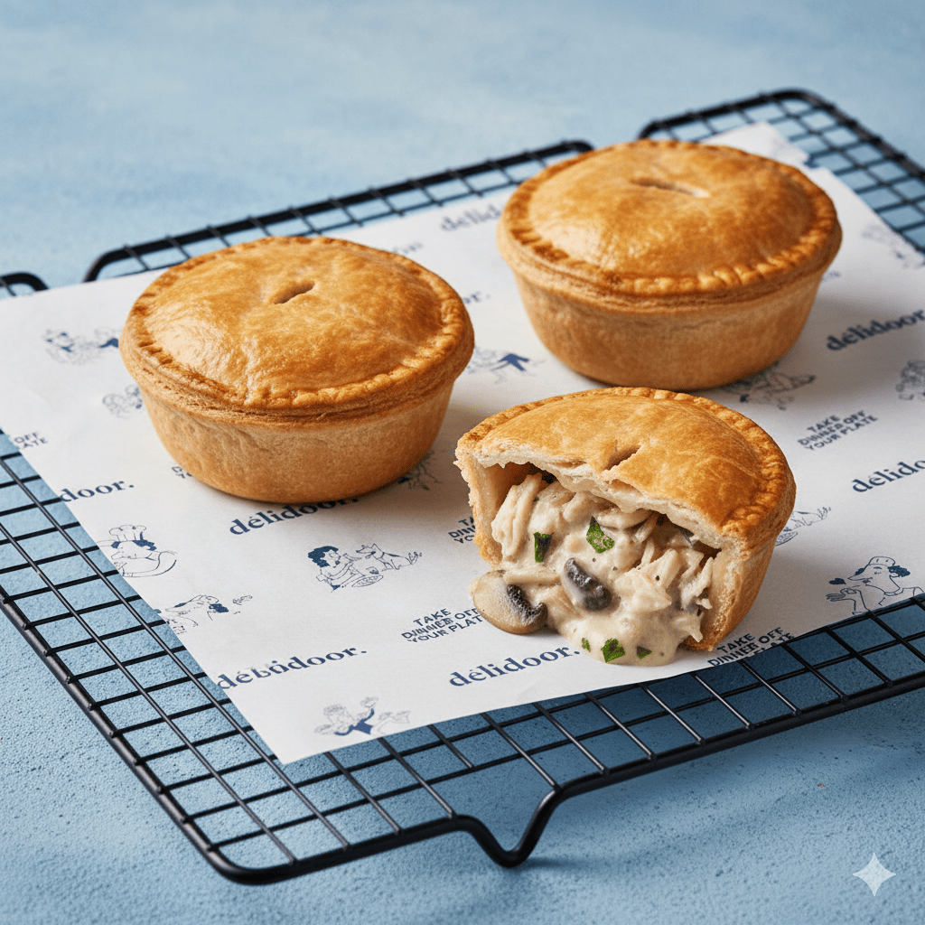 Quiche / Pie / breads Chicken & Mushroom Pie *2