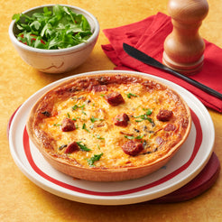 Quiche / Pie / breads Chorizo Quiche Family Size