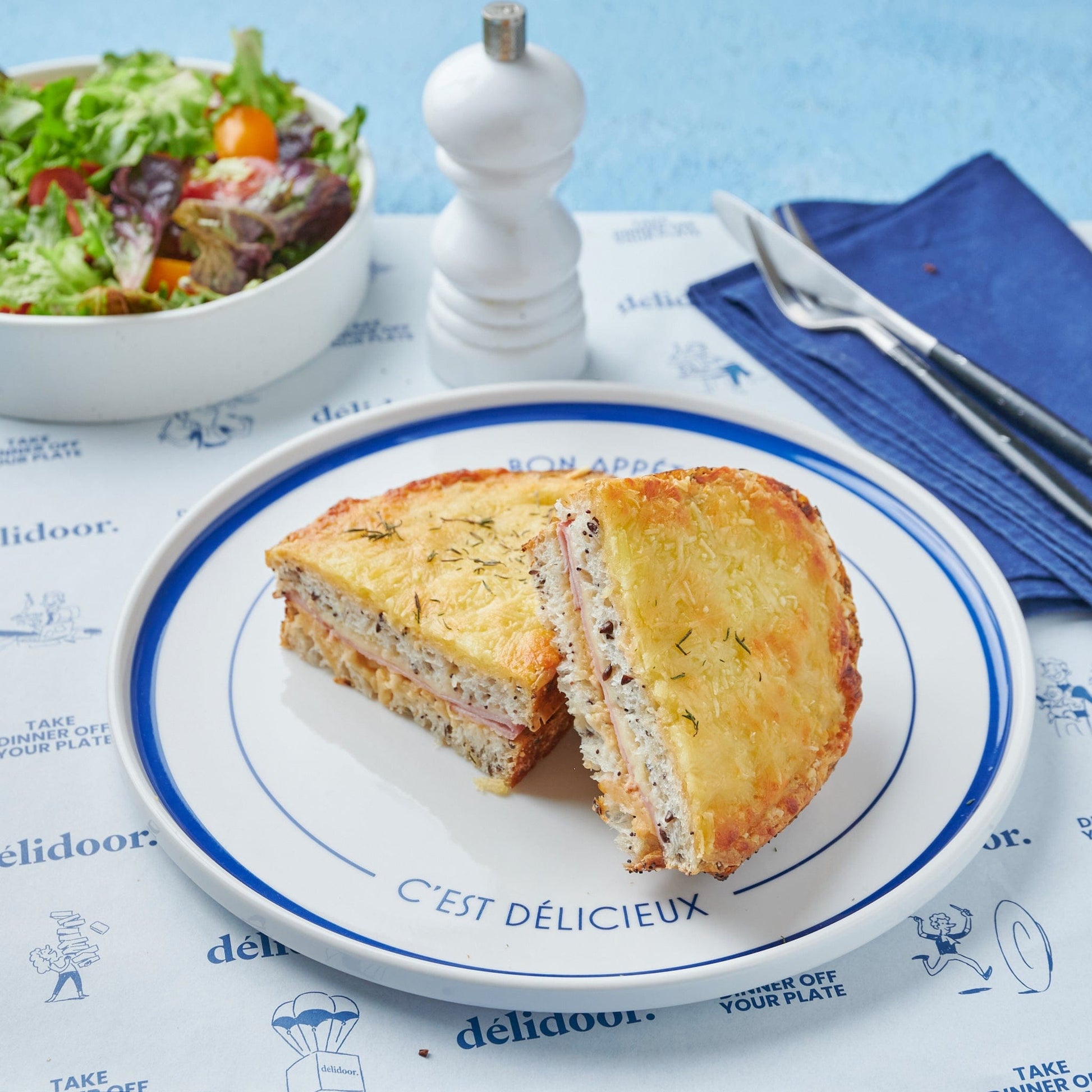 Quiche / Pie / breads Croque Monsieur * 1