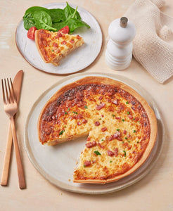 Quiche / Pie / breads Quiche Lorraine Family Size