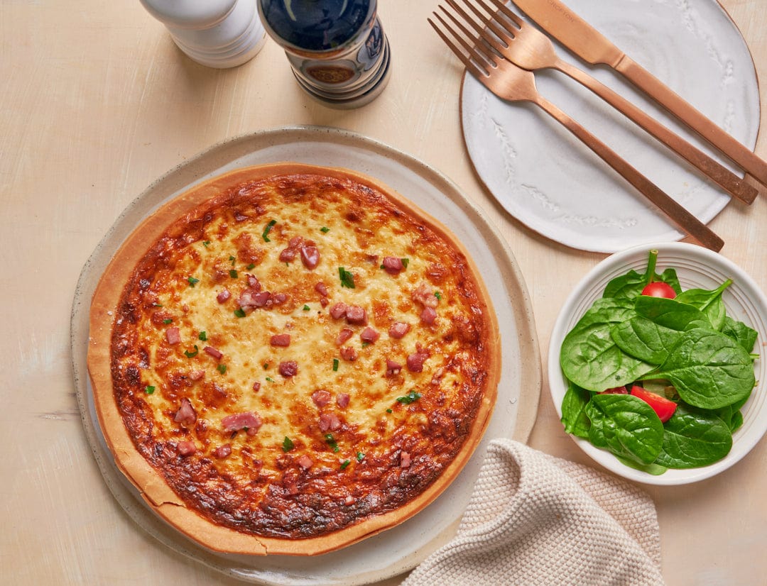 Quiche / Pie / breads Quiche Lorraine Family Size