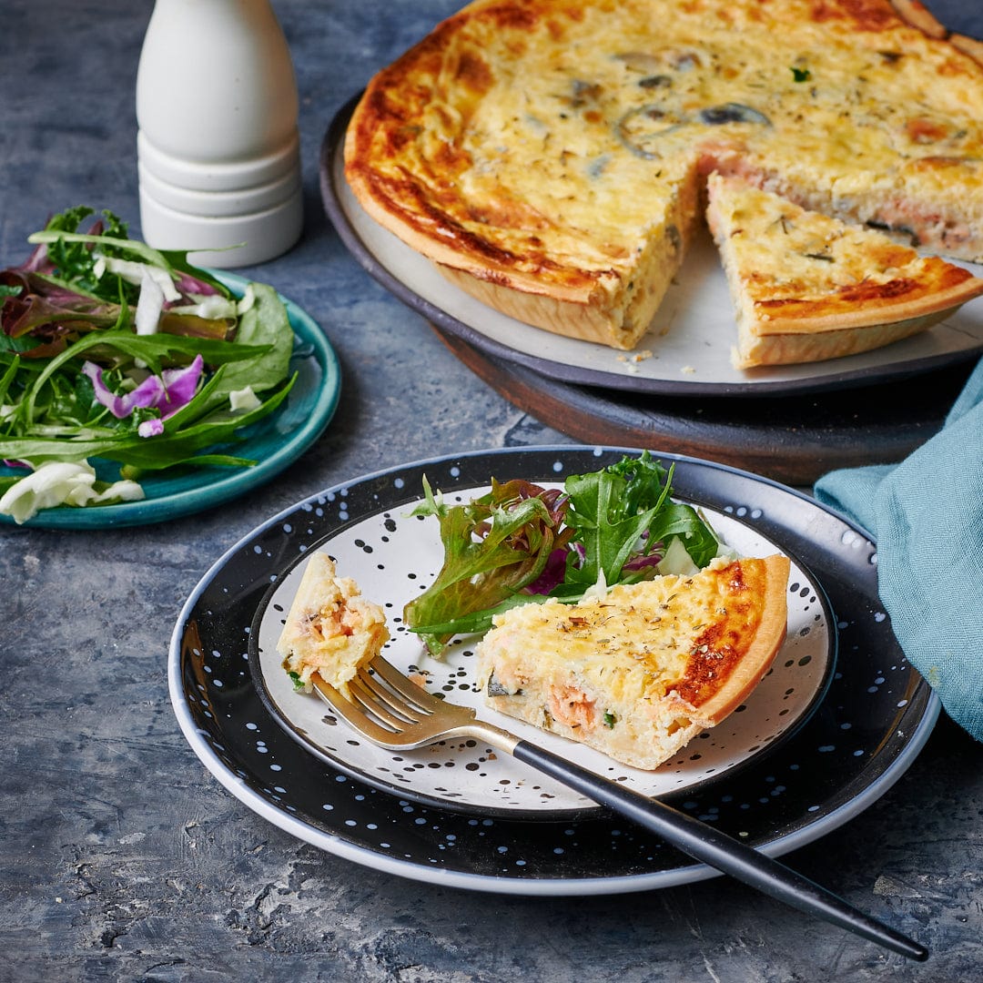 Quiche / Pie / breads Salmon Quiche, Family Size