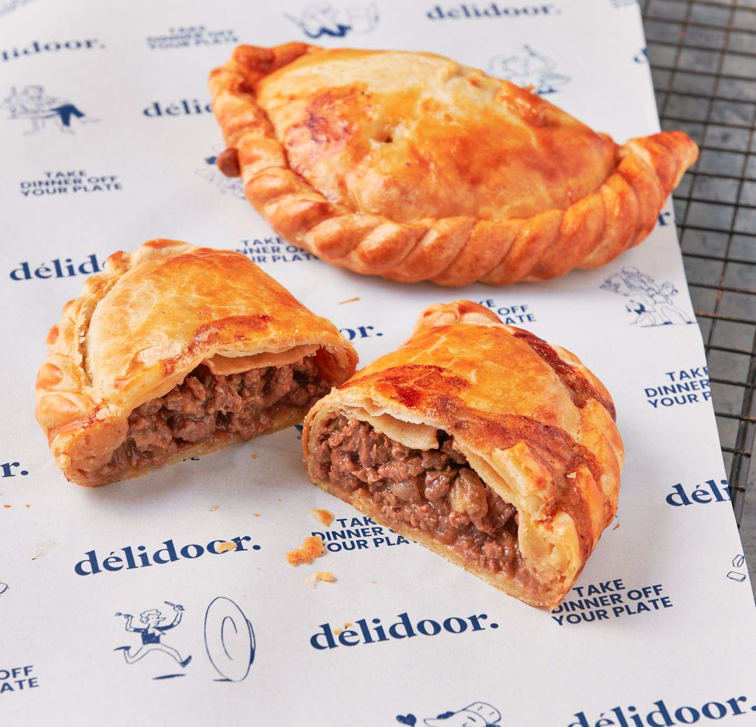 Quiche / Pie / breads Steak, Onion & Guiness Pasty, by the Proper Pasty Company