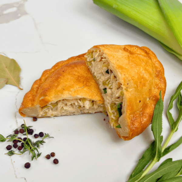 Quiche / Pie / breads Tarragon Chicken and Leek Pasty, by the Proper Pasty Company