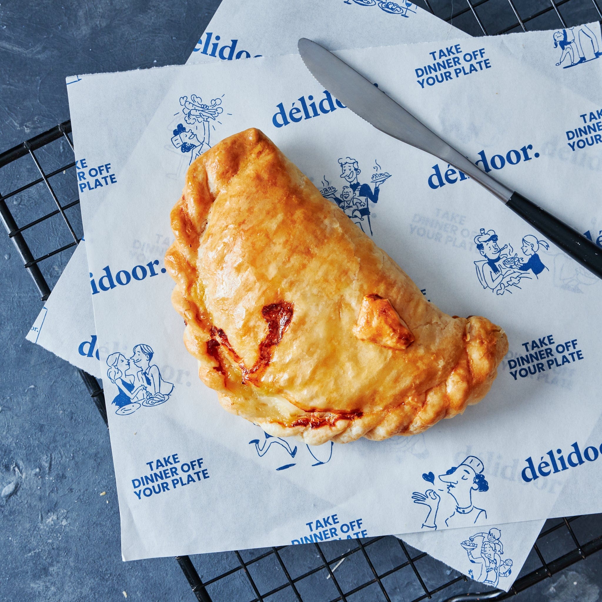 Quiche / Pie / breads Traditional Cheese & Onion Pasty, by the Proper Pasty Company