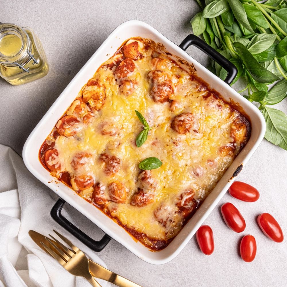 Ready to eat Meal Gnocchi with Tomato Sauce & Parmesan serves 2