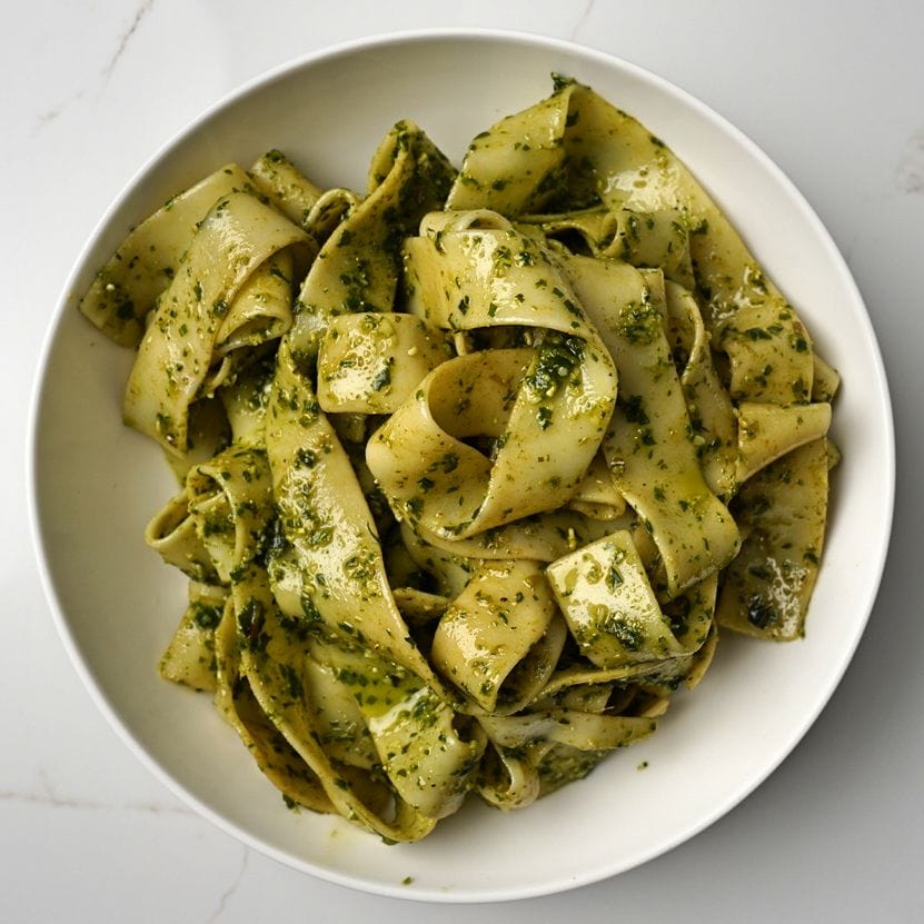 Ready to eat Meal Green Pesto Sauce