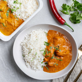 Indian Butter Chicken with Rice